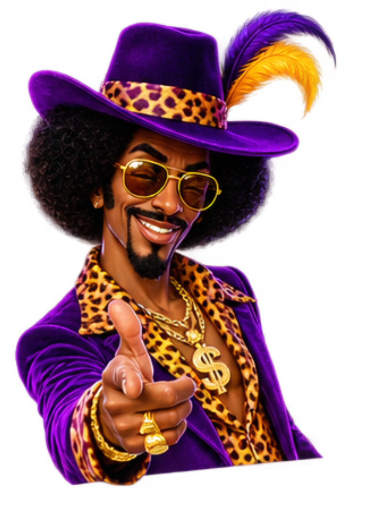 Lotto pointing toward My Pal Lotto credits